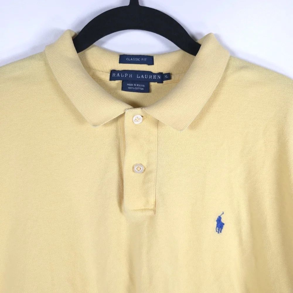 RALPH LAUREN VINTAGE CLASSIC‎ FIT MADE IN BOLIVIA 🇧🇴 Polo Shirt Size XL Boys